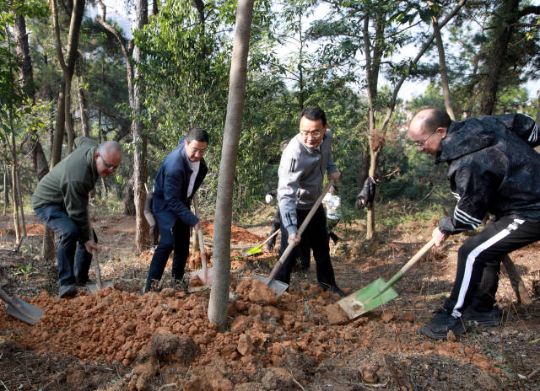 2025年1月8日,市委书记张爱军、市长许晓雄等市四套班子领导在四会市大沙镇隆马村飞鹅岭森林公园参加