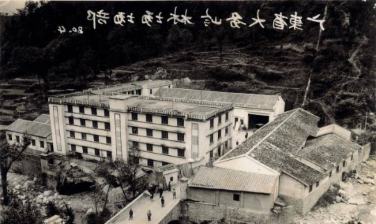 上世纪80年代大雾岭林场场部。 上世纪80年代大雾岭林场场部。