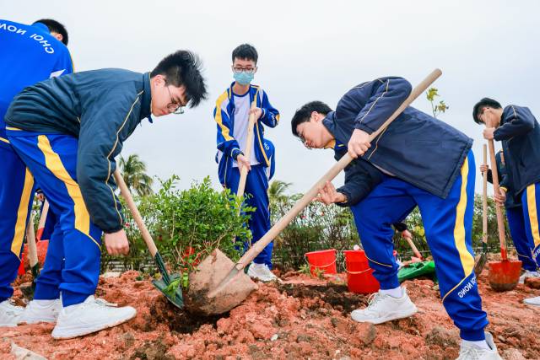 横琴自然周—澳门学生植树活动 横琴自然周—澳门学生植树活动